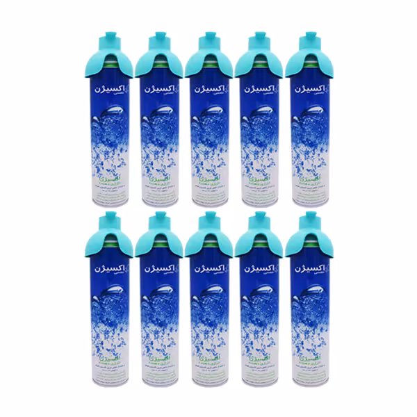 کپسول اکسیژن فومن شیمی کد 8L بسته 10 عددی