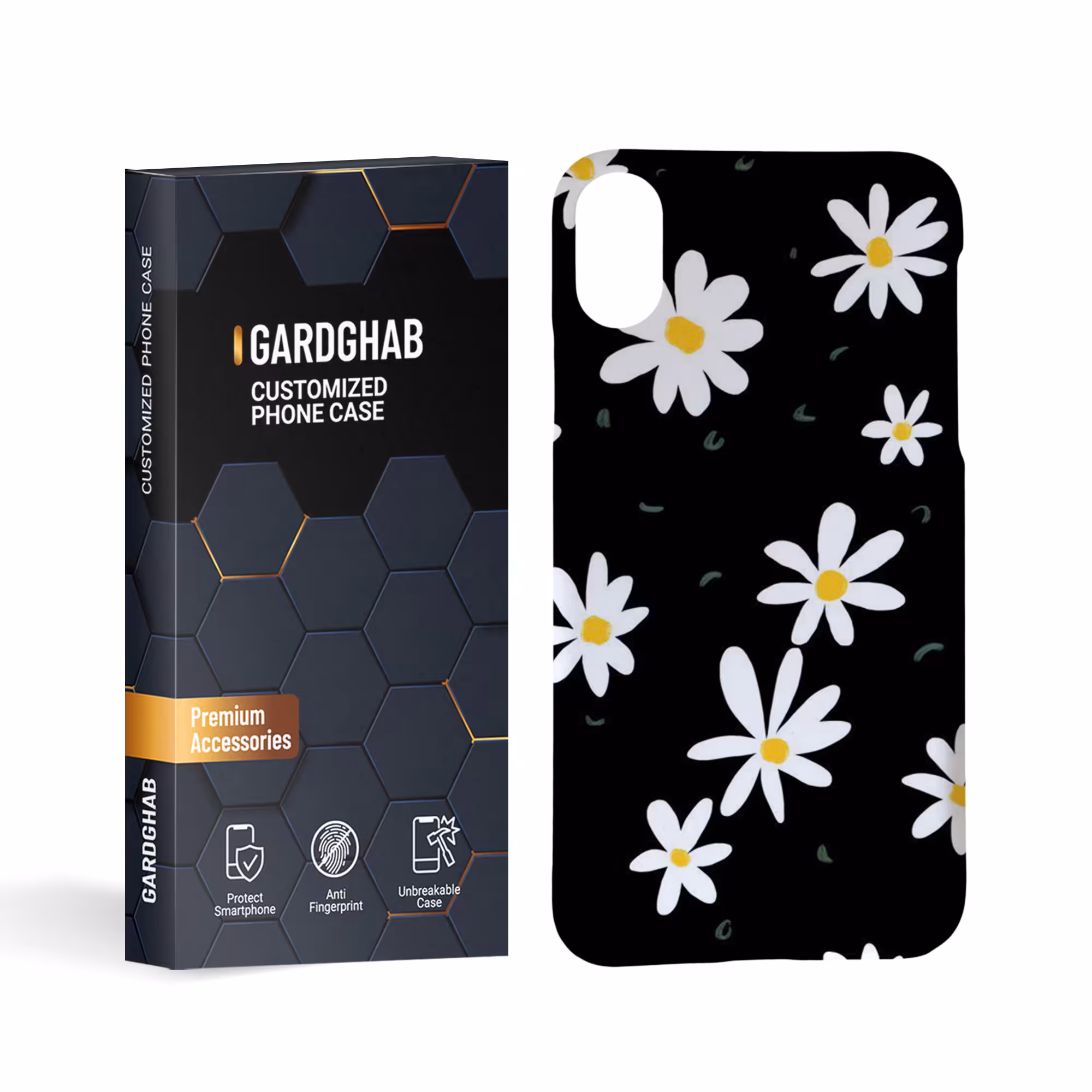 کاور گارد قاب مدل گل مناسب برای گوشی موبایل اپل iphone x xs