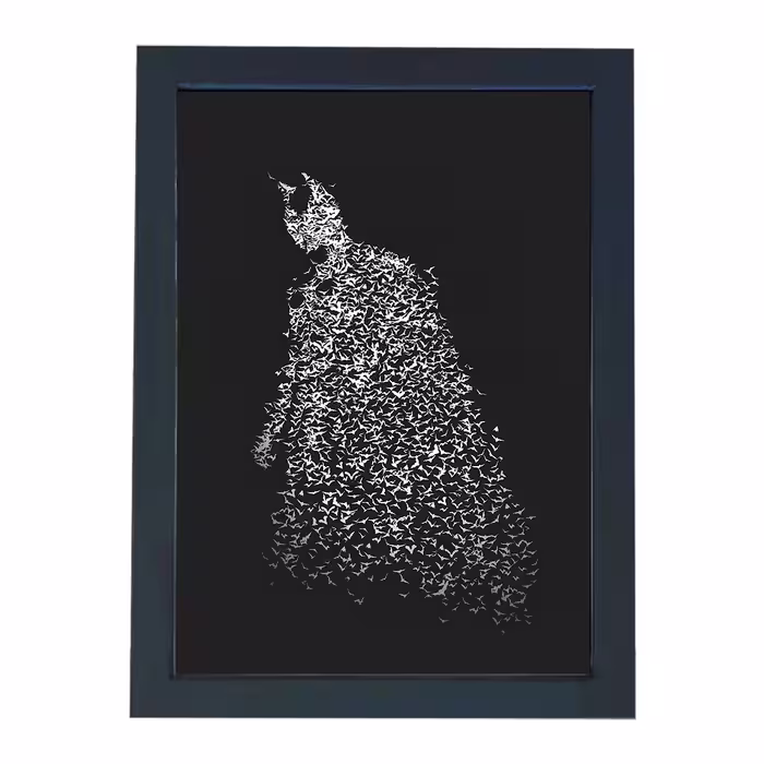 تابلو گالری چهره پرداز رخ مدل بتمن طرح Batman Dark Knight Artwork کد GCPA_10012
