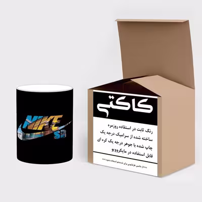 ماگ حرارتی کاکتی طرح فانتزی مدل mgh20564