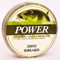 نخ ماهیگیری سیماگو power نقره ای 200 متری