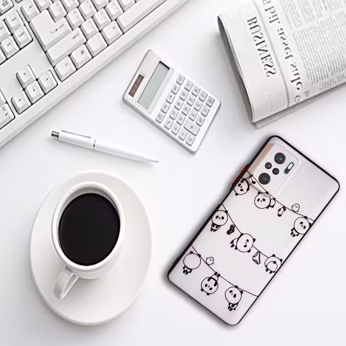 کاور لاین کینگ مدل PANDA UV مناسب برای گوشی موبایل شیایومی Redmi Note10 10S به همراه پایه نگهدارنده
