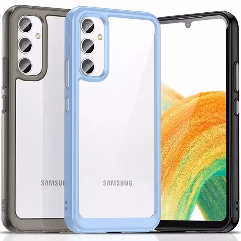قاب شفاف دوررنگی گوشی سامسونگ Samsung Galaxy A34
