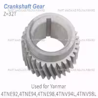 دنده های موتور ليفتراک مدل Yanmar 4TNE92,4TNE94,4TNE98,4TNV94L,4TNV98L