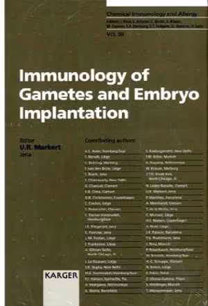 [PDF] دانلود کتاب Immunology Of Pregnancy, 2005