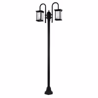 چراغ حیاطی ایستاده دو شاخه شعاع مدل SH-1621-2-Diamond