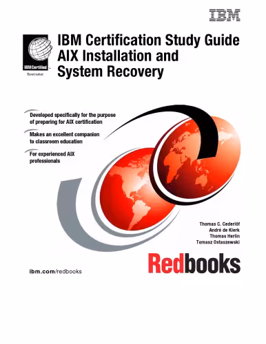 خرید و دانلود نسخه کامل کتاب IBM Certification Study Guide AIX Installation and System Recovery