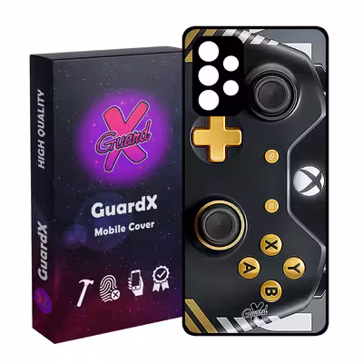 کاور گارد ایکس طرح XBox Conroller مدل Glass10090 مناسب برای گوشی موبایل سامسونگ Galaxy A32 4G