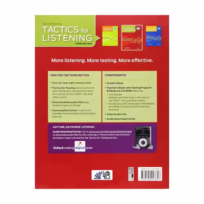 کتاب Tactics for Listening 3rd Developing اثر Jack C. Richards انتشارات رهنما
