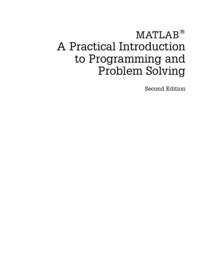 خرید و دانلود نسخه کامل کتاب MATLAB : a practical introduction to programming and problem solving