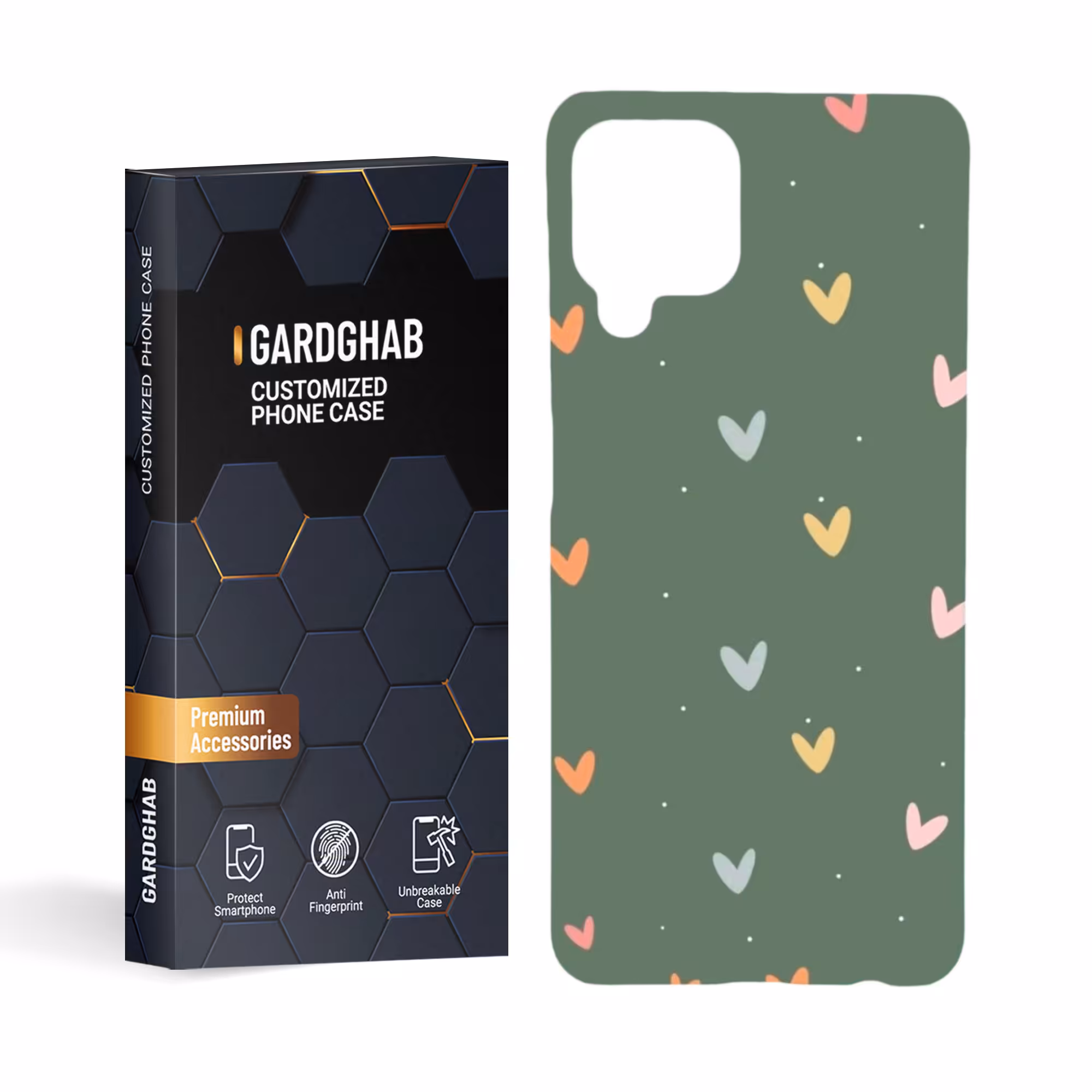 کاور گارد قاب مدل دخترانه مناسب برای گوشی موبایل سامسونگ galaxy a22 4g