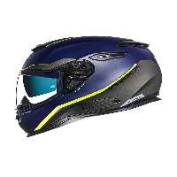 کلاه کاسکت Sx100 Skyway Matte Blue Neon کلاه ایمنی زرد نکس Nexx