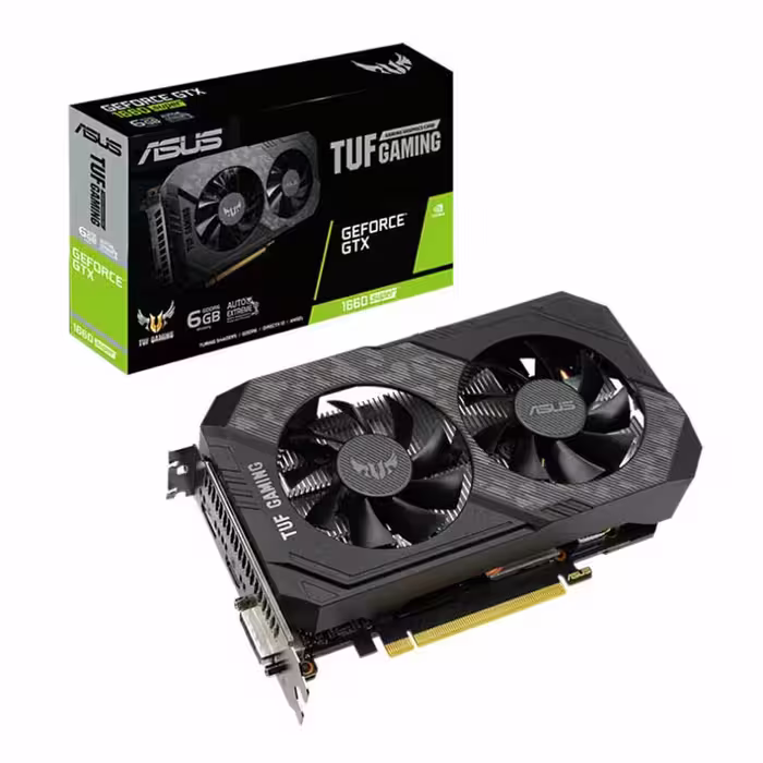 خرید کارت گرافیک ایسوس Graphics ASUS TUF GTX 1660S 6G GAMING با بهترین قیمت