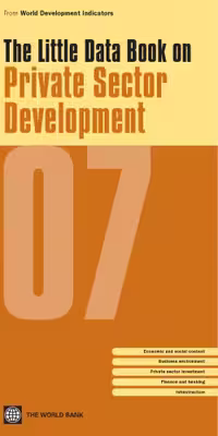 خرید و دانلود نسخه کامل کتاب Little Data Book on Private Sector Development 2007 (World Development Indicators)
