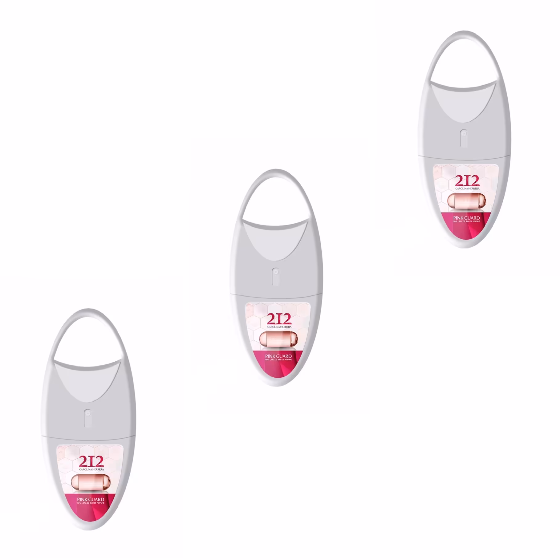عطر جیبی زنانه پینک گارد مدل Carolina Herrera 212 حجم 16 میلی لیتر مجموعه 3 عددی