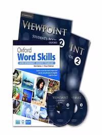 ViewPoint 2   Oxford Word Skills Advanced کتاب ویوپوینت 2 (رحلی)و ورد اسکیلز (وزیری) (کتاب دانش آموز با کتاب کار و سی دی)