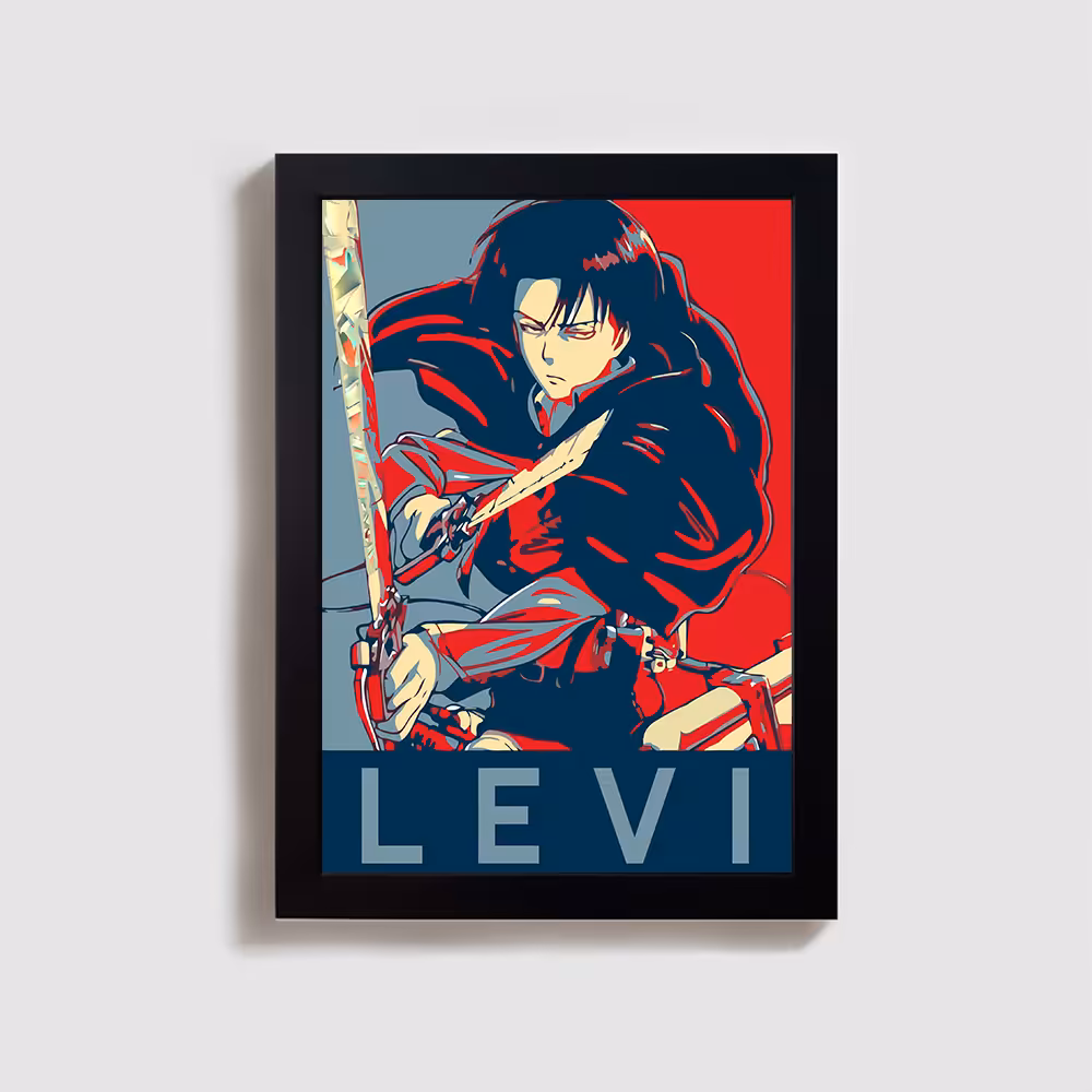 تابلو مدل اتک آن تایتان لیوای attack on titan levi BL90