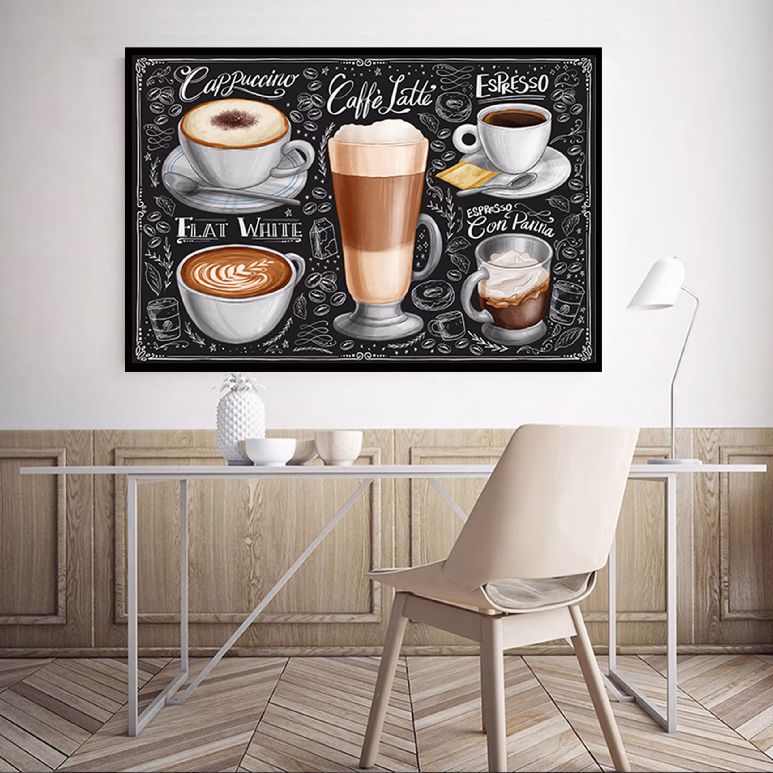 تابلو مدل دکوراتیو طرح coffee کد 0392