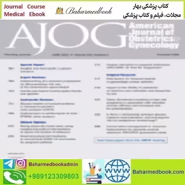 American Journal of Obstetrics and Gynecology Volume 226 Issu