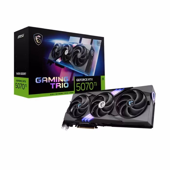 کارت گرافیک ام اس آی مدل GeForce RTX™ 5070 Ti 16G GAMING TRIO OC PLUS