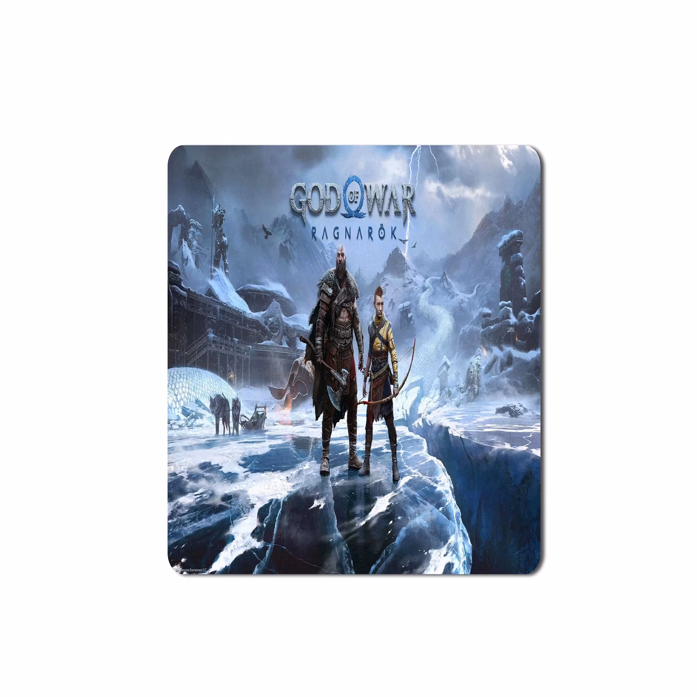 ماوس پد طرح بازی God Of War مدل 05