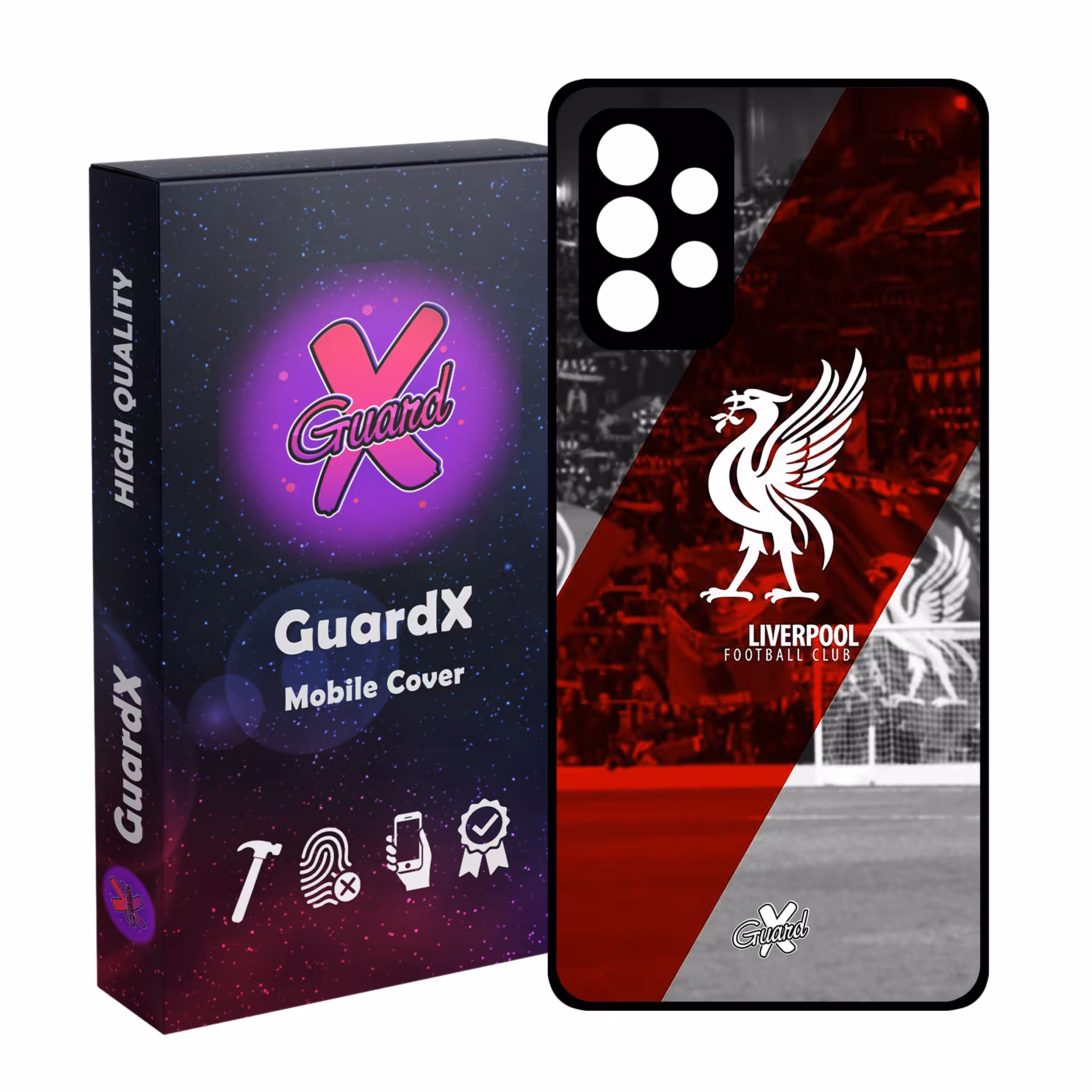 کاور گارد ایکس طرح Liverpool مدل Glass10045 مناسب برای گوشی موبایل سامسونگ Galaxy A52s