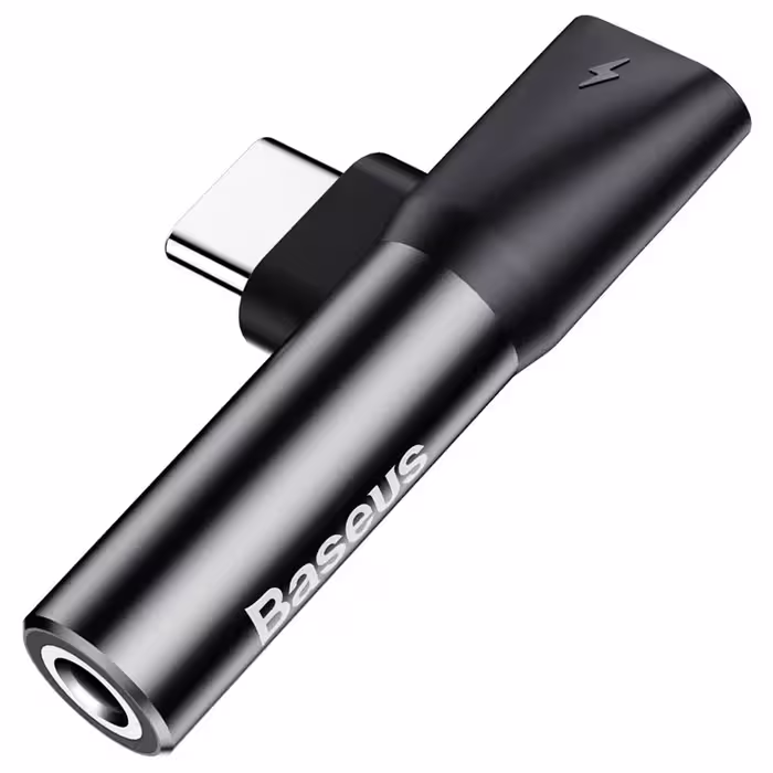 مبدل Type-C به جک 3.5 میلی متری و تایپ سی بیسوس L41 Connector CATL41-S1