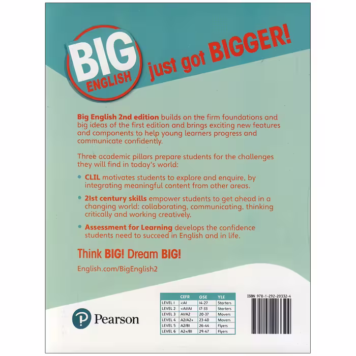 کتاب Big English اثر Mario Herrera and Christopher Sol Cruz انتشارات 6Pearson جلدی
