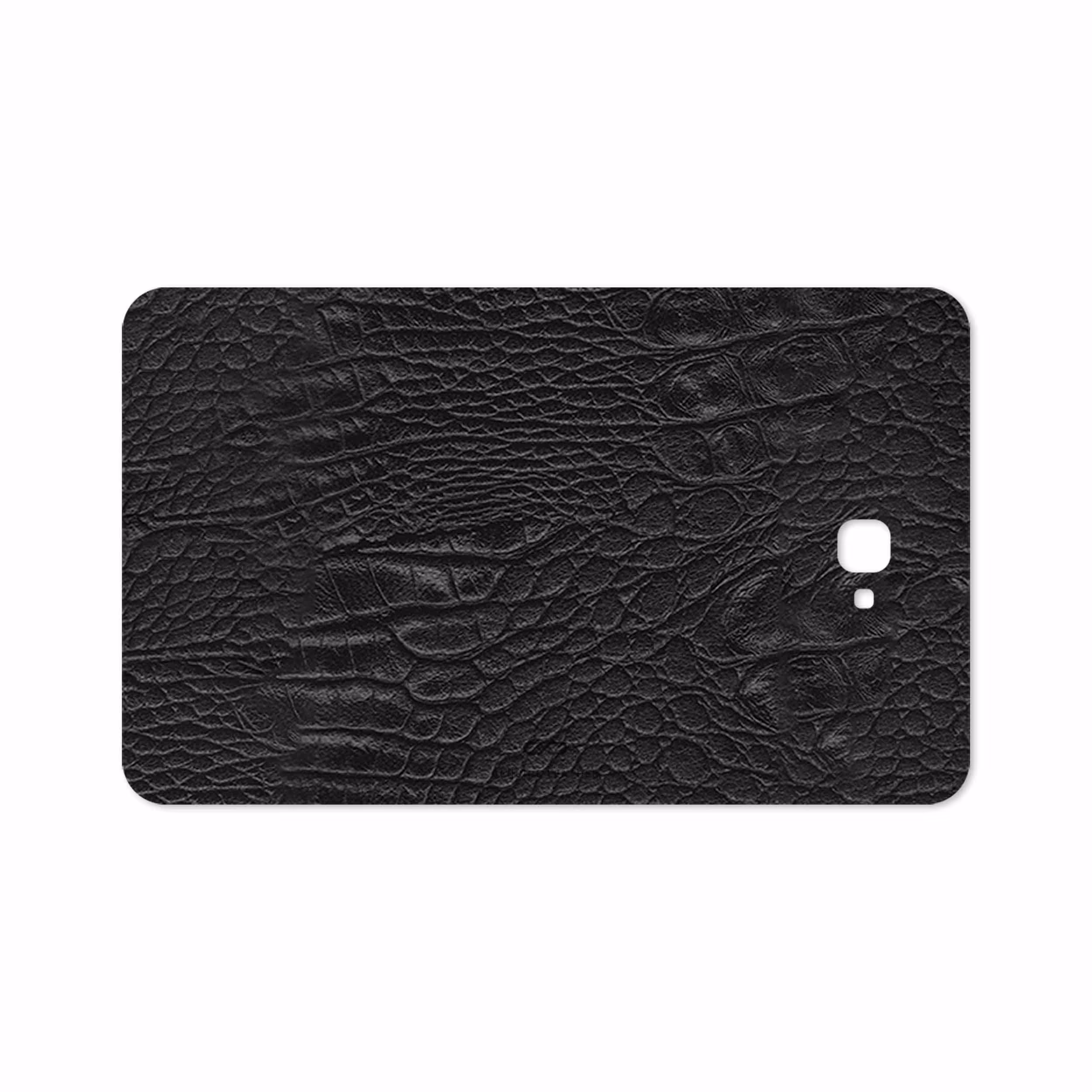 برچسب پوششی ماهوت مدل Black-Crocodile-Leather مناسب برای تبلت سامسونگ Galaxy Tab A 10.1 2016 T585