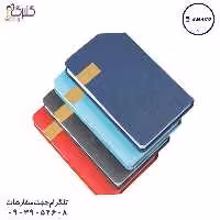 سررسید اروپایی چرم طرح پارس کد 4 گلبرگ