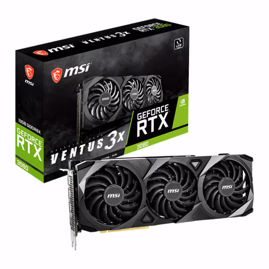 کارت گرافیک ام اس آی GeForce RTX 3080 VENTUS 3X 10G