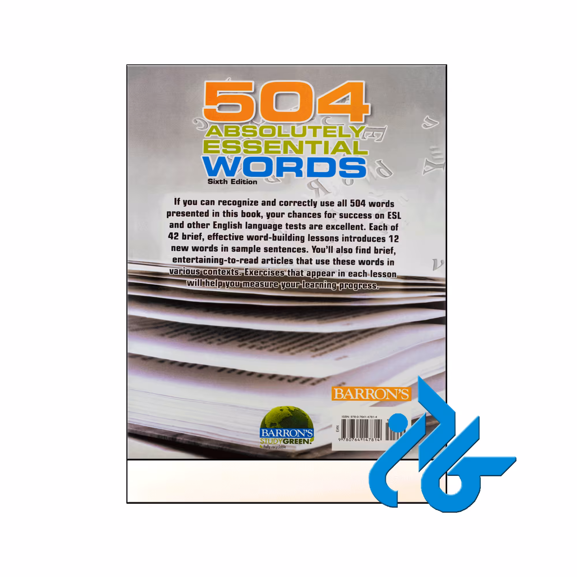 خرید کتاب 504 ابزولوتلی اسنشال وردز ویرایش ششم ، تا 50% تخفیف ، فروشگاه اینترنتی کـادن