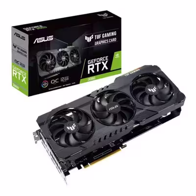 کارت گرافیک ایسوس مدل  TUF Gaming GeForce RTX 3060 12GB OC 