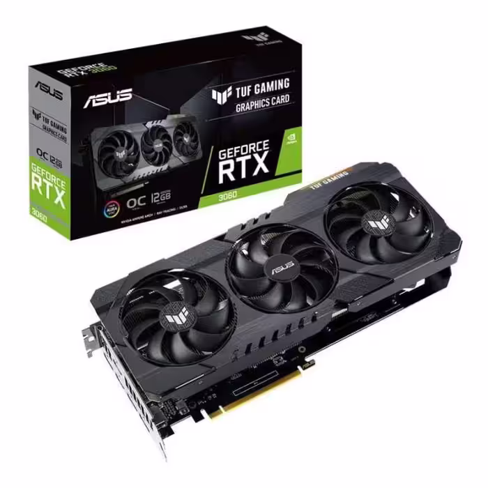 کارت گرافیک ایسوس مدل  TUF Gaming GeForce RTX 3060 12GB OC 