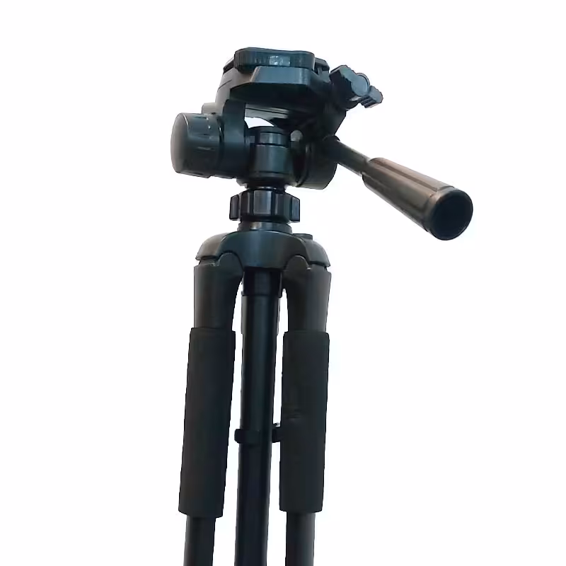 سه پایه نگهدارنده موبایل و دوربین مدل TRIPOD 360 | پایه آلومینیومی با هد پن و قابلیت چرخش 360 درجه