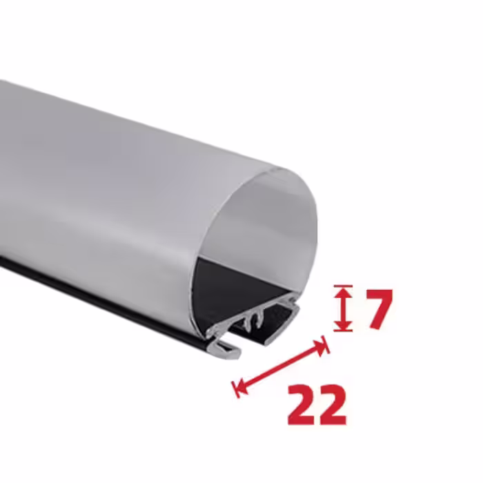 لاینر نوری روکار R12 - یراقینو فروش یراق آلات کابینت و درب