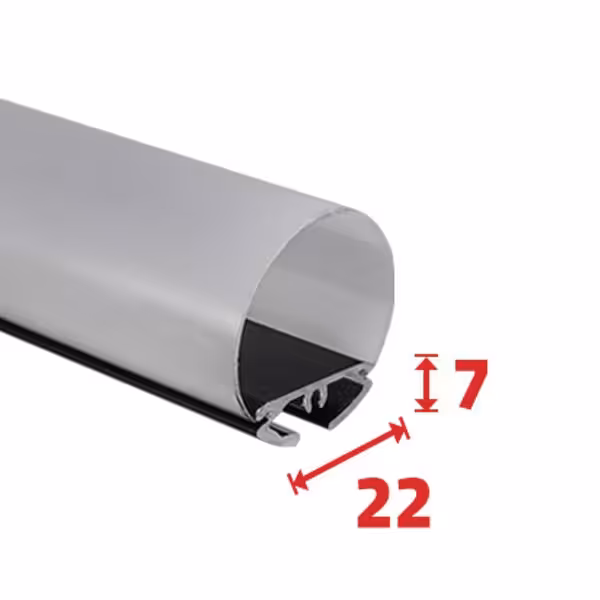 لاینر نوری روکار R12 - یراقینو فروش یراق آلات کابینت و درب