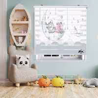پرده زبرا زیو کد K3051 سایز 150X150 سانتی متر