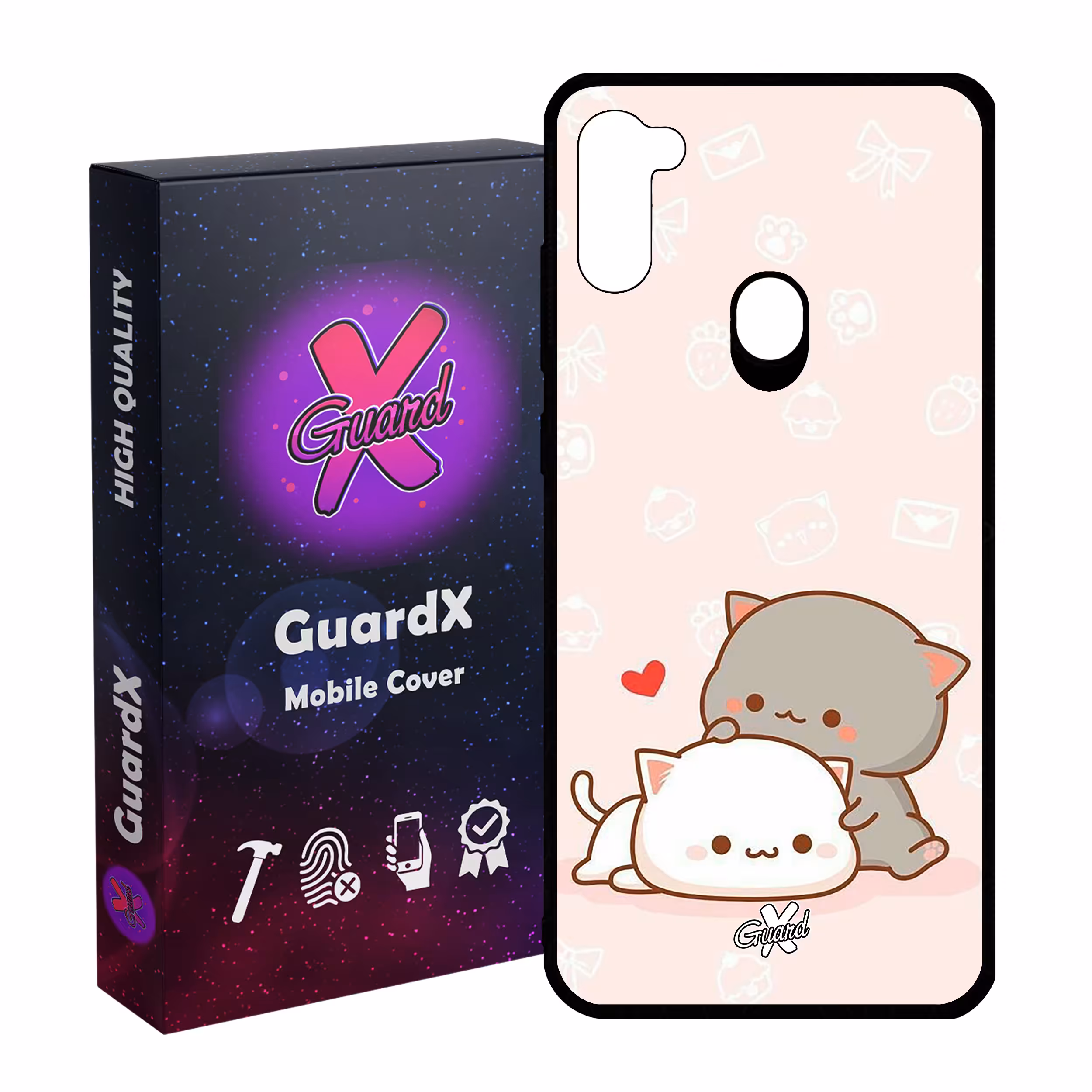 کاور گارد ایکس طرح Love مدل Glass10372 مناسب برای گوشی موبایل سامسونگ Galaxy A11