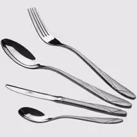 سرویس کیفی 129 پارچه قاشق و چنگال یونیک کد 5984 (خارجی 4.5 میلیمتری)