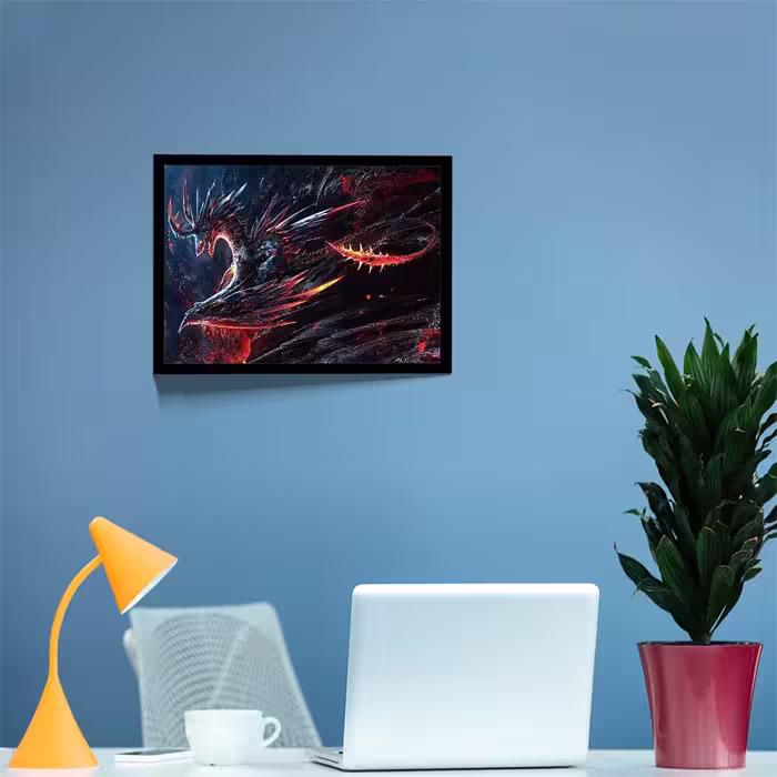 تابلو مدل burning agon کد F-11025