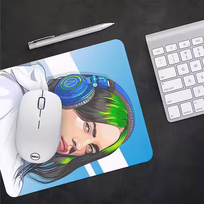 ماوس پد طرح Billie Eilish کد 3282