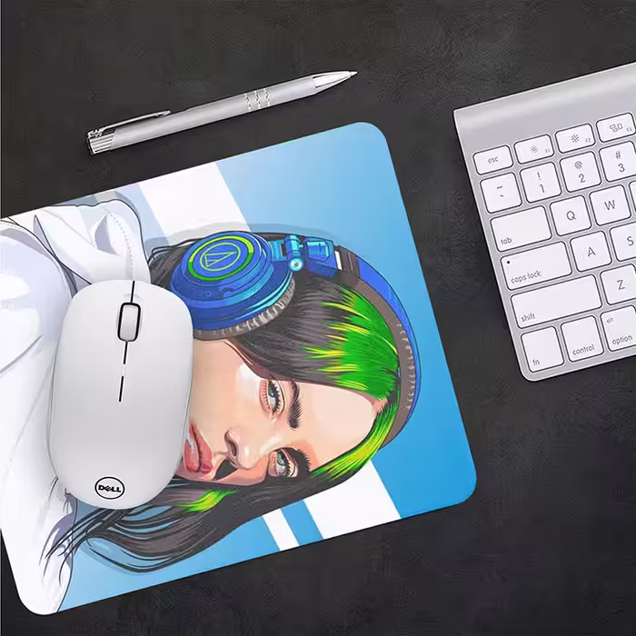 ماوس پد طرح Billie Eilish کد 3282