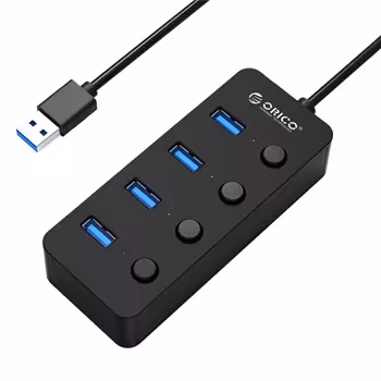 قیمت خرید هاب اوریکو کد5815 | Orico USB 3.0 Hub W9PH4-U3-V1