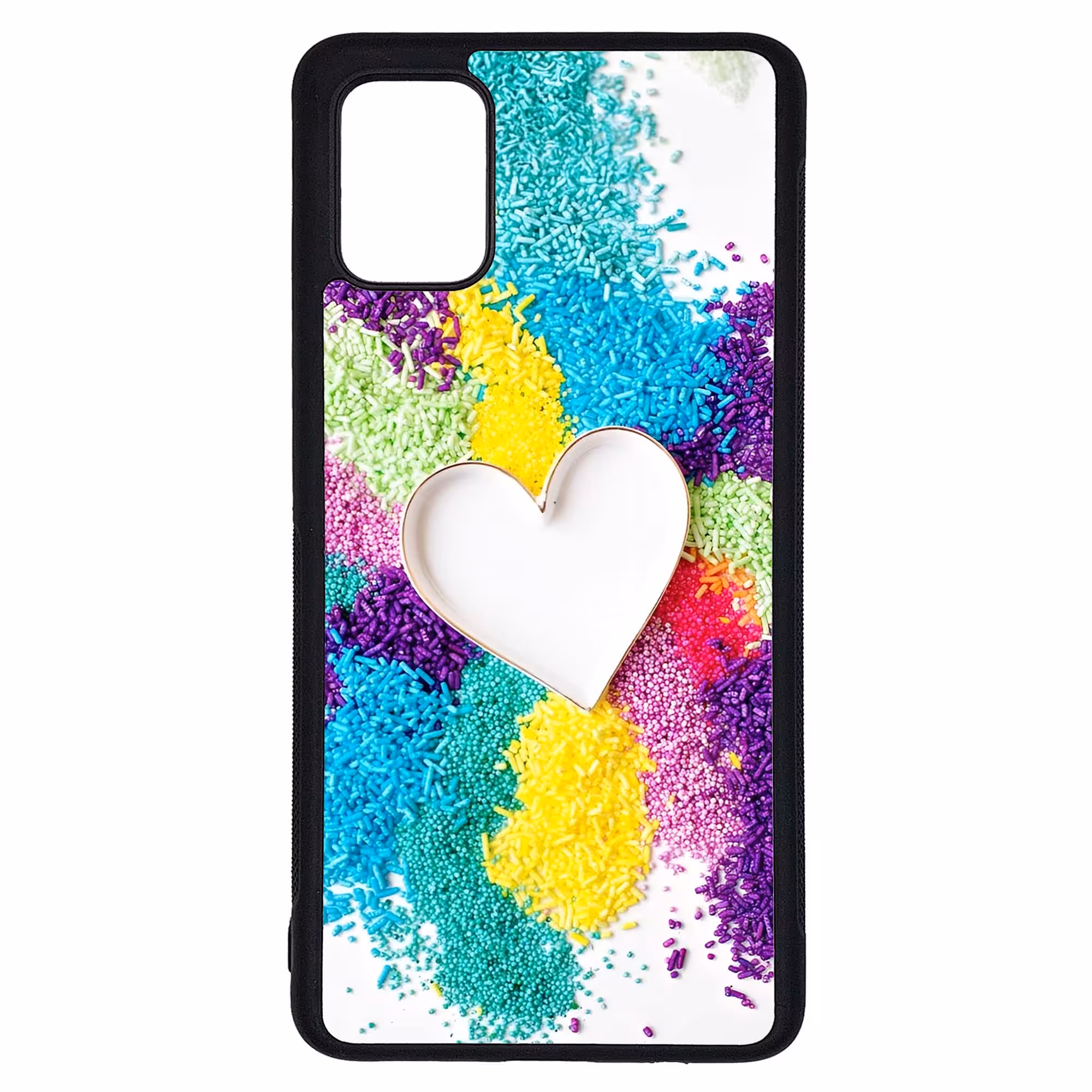 کاور طرح قلبی کد G-149 مناسب برای گوشی موبایل سامسونگ Galaxy A51 | دیجی قاب دونی