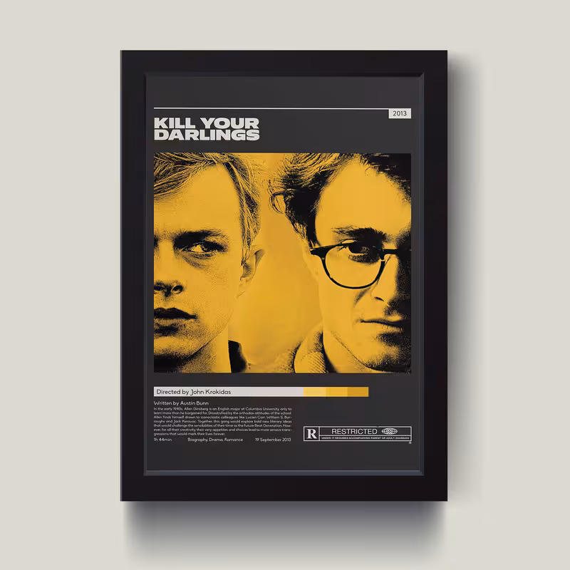 تابلو مدل Kill your Darlings کد Q3626 | دنیای قاب