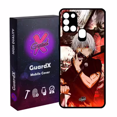 کاور گارد ایکس طرح Tokyo Ghoul Anime مدل Glass10549 مناسب برای گوشی موبایل سامسونگ Galaxy A21s