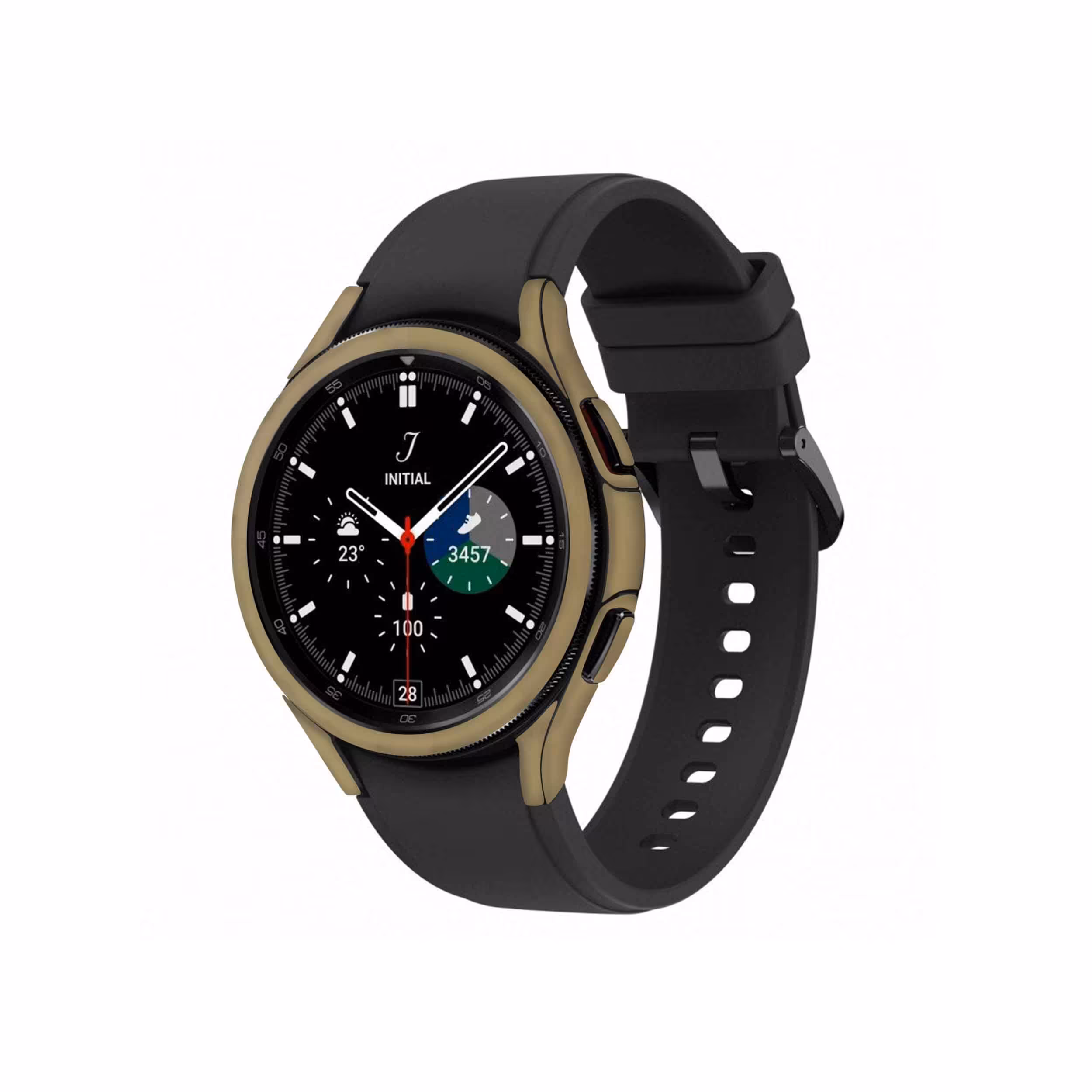 برچسب ماهوت طرح Matte Gold مناسب برای ساعت هوشمند سامسونگ Watch4 Classic 42mm