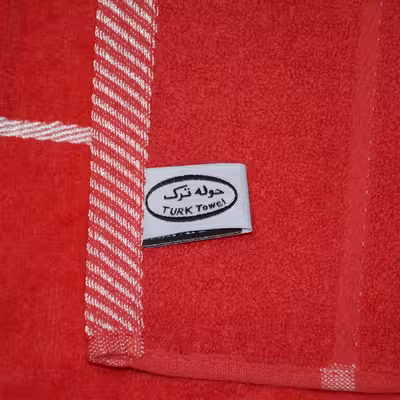 حوله استخری حوله ترک مدل پنبه ای سایز 125x65 سانتی متر