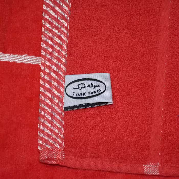 حوله استخری حوله ترک مدل پنبه ای سایز 125x65 سانتی متر